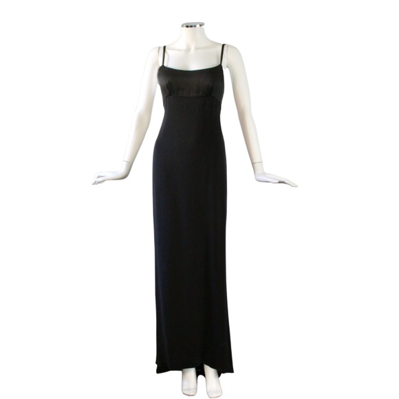 VINTAGE 2001 Gucci by Tom Ford Black Silk Column Gown - Historic -Size 40IT